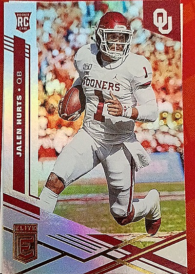 2020 Panini Chronicles Draft Picks Elite Rookies #14 Jalen Hurts — front