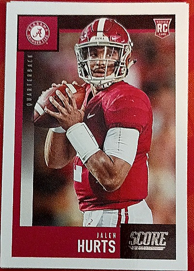 2020 Score #394 Jalen Hurts — front