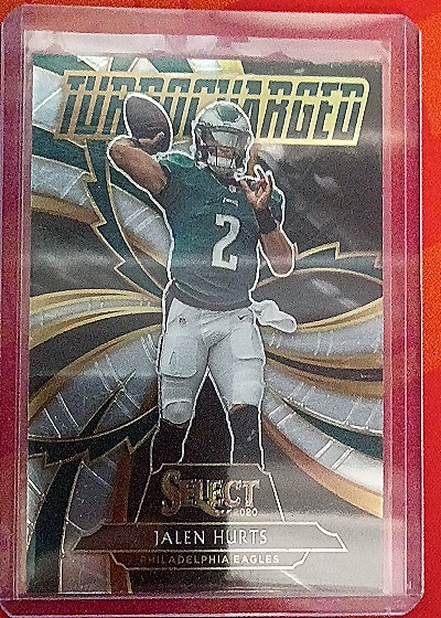 2020 Panini Select Turbocharged #T25 Jalen Hurts — front