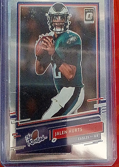 2020 Panini Donruss Optic The Rookies #TR-JAH Jalen Hurts — front
