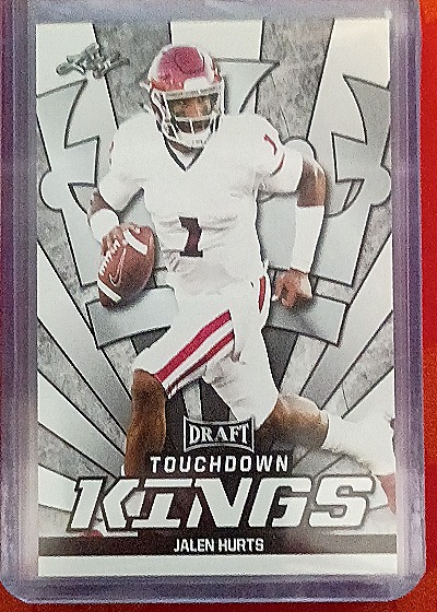 2020 Leaf Draft Touchdown Kings #83 Jalen Hurts — front