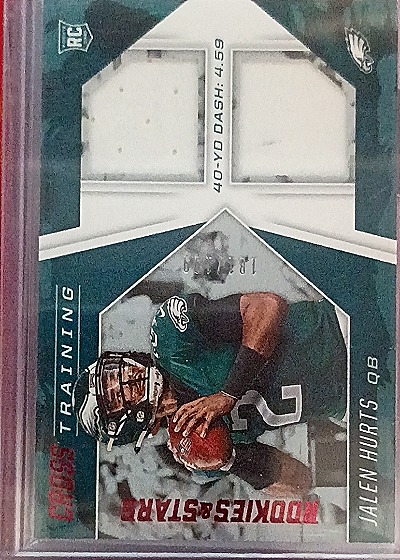 2020 Panini Rookies and Stars Cross Training #CT-JH Jalen Hurts — front