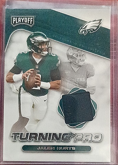 2020 Panini Playoff Turning Pro #TP-14 Jalen Hurts — front