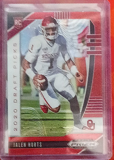 2020 Panini Prizm Draft Picks #129 Jalen Hurts — front