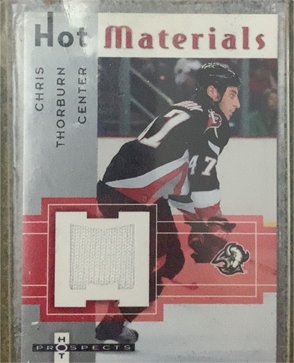 2005-06 Fleer Hot Prospects Hot Materials #HM-CT Chris Thorburn — front