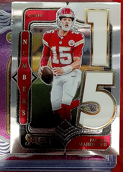 2024 Panini Select Select Numbers #15 Patrick Mahomes II — front