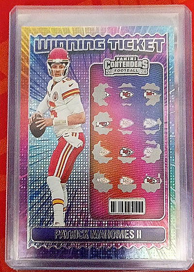 2024 Panini Contenders Winning Ticket #1 Patrick Mahomes II — front