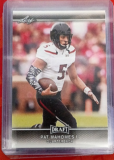2017 Leaf Draft #56 Patrick Mahomes II — front