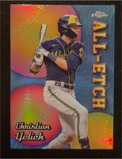 2024 Topps Chrome All-Etch #CAE-20 Christian Yelich — front