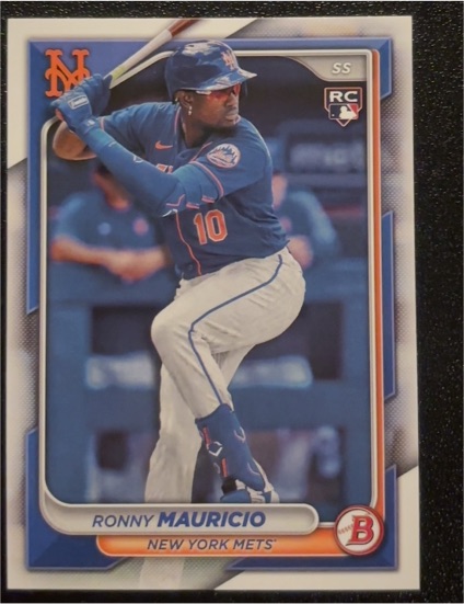 2024 Bowman #13 Ronny Mauricio — front