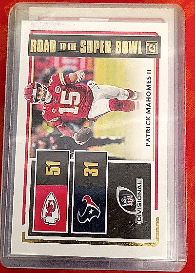 2020 Donruss Road to the Super Bowl #RSBDR-PM Patrick Mahomes II — front
