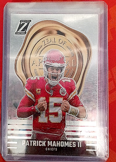 2023 Panini Zenith Zeal of Approval #1 Patrick Mahomes II — front