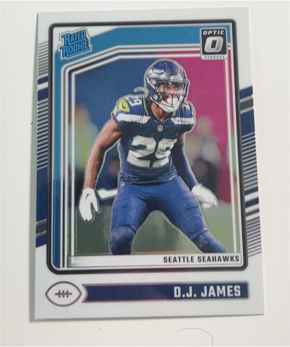 2024 Donruss Optic #222 D.J. James — front