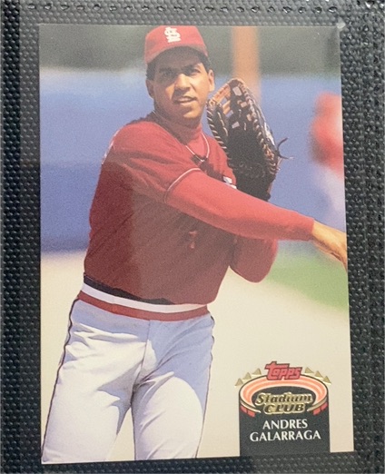 1992 Topps Stadium Club #652 Andres Galarraga — front