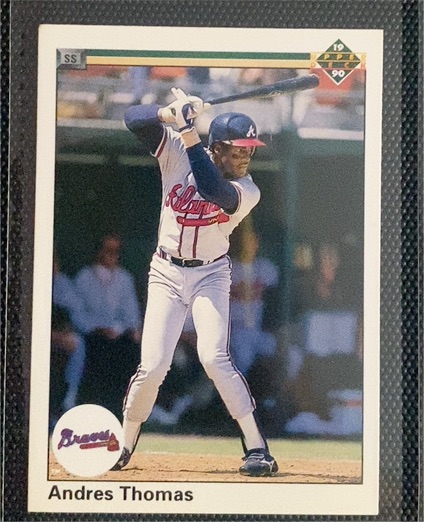 1990 Upper Deck #212 Andres Thomas — front