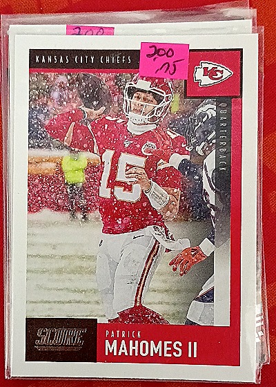 2020 Panini Score #136 Patrick Mahomes II — front