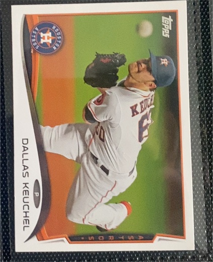 2014 Topps #482 Dallas Keuchel — front