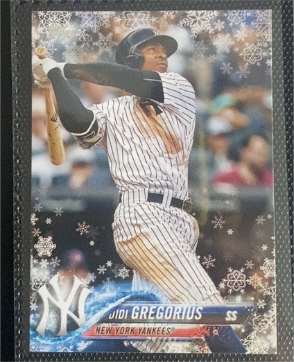 2018 Topps Holiday #HMW190 Didi Gregorius — front