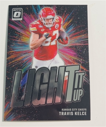 2024 Donruss Optic #15 Travis Kelce Light It Up — front