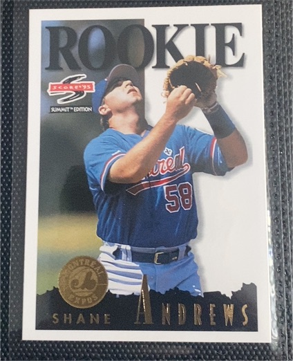 1995 Score Summit #116 Shane Andrews — front