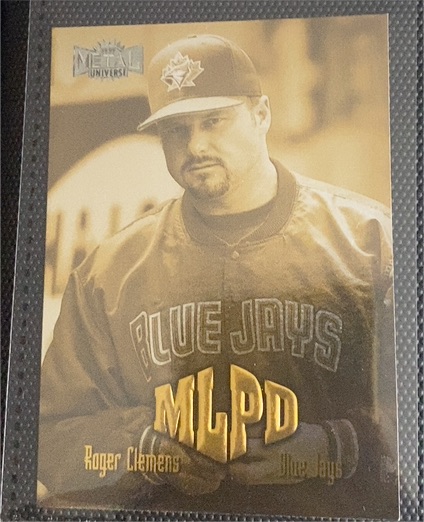 1999 Skybox Metal Universe #296 Roger Clemens — front