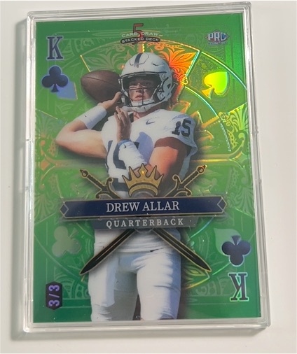 2024 Wild Card 5 Card Draw Stacked Deck #SDPD-DAN Drew Allar — front