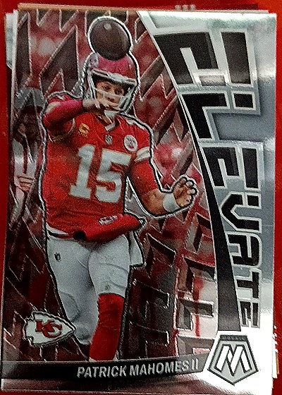 2023 Panini Mosaic #E-PM Patrick Mahomes II Elevate — front