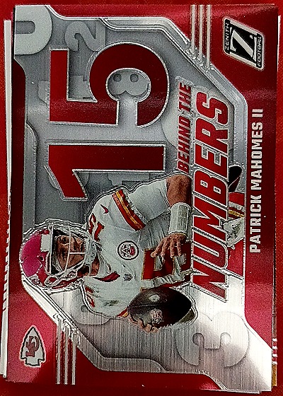 2023 Panini Zenith #24 Patrick Mahomes II Behind the Numbers — front
