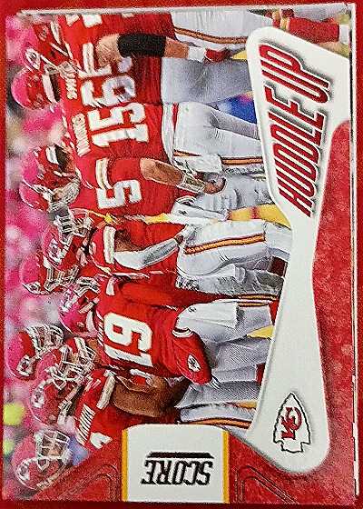 2023 Score #1 Kansas City Chiefs Huddle Up — front