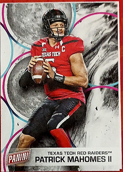 2022 Panini Father's Day #FD8 Patrick Mahomes II Texas Tech Red Raiders — front