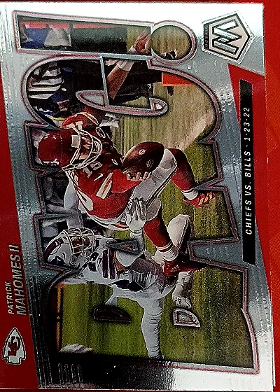 2022 Panini Mosaic Bang! #B-10 Patrick Mahomes II — front