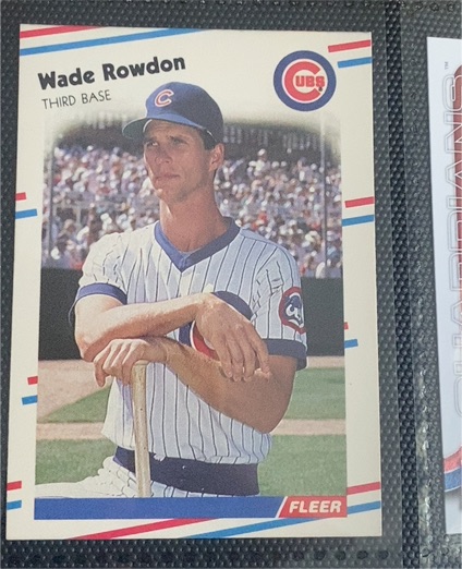 1988 Fleer #430 Wade Rowdon — front