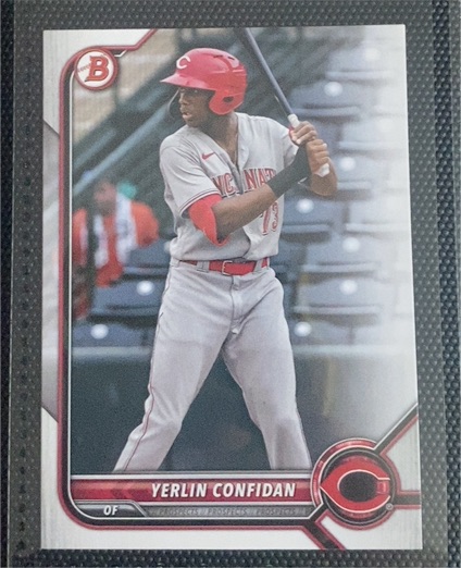 2022 Bowman Draft #BD-199 Yerlin Confidan — front