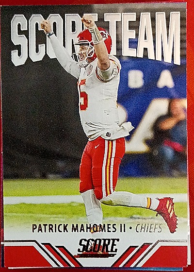 2021 Panini Score #ST1 Patrick Mahomes II Score Team — front
