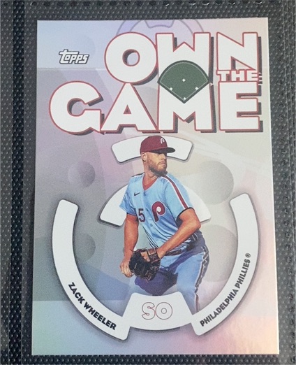 2024 Topps Archives Own the Game #06OTG-22 Zack Wheeler — front