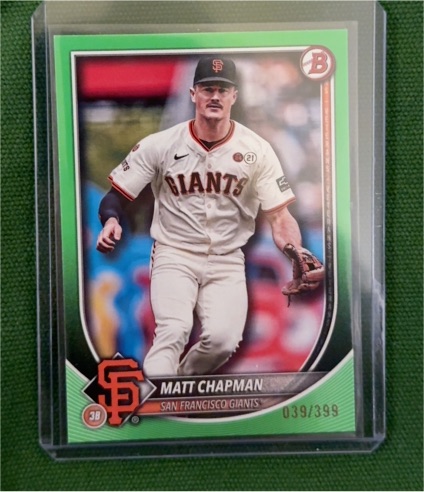 2025 Bowman #74 Matt Chapman — front