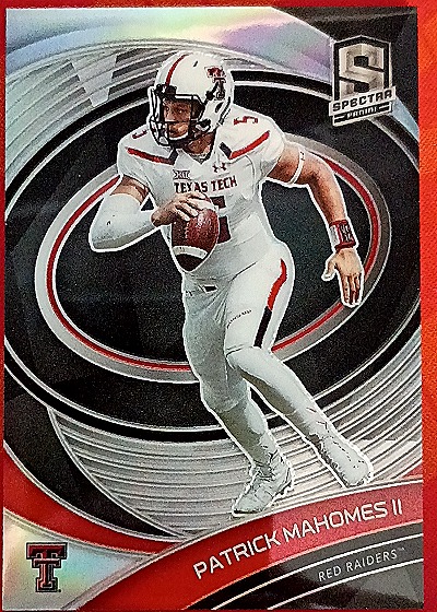2022 Panini Chronicles Draft Picks Spectra #74 Patrick Mahomes II — front