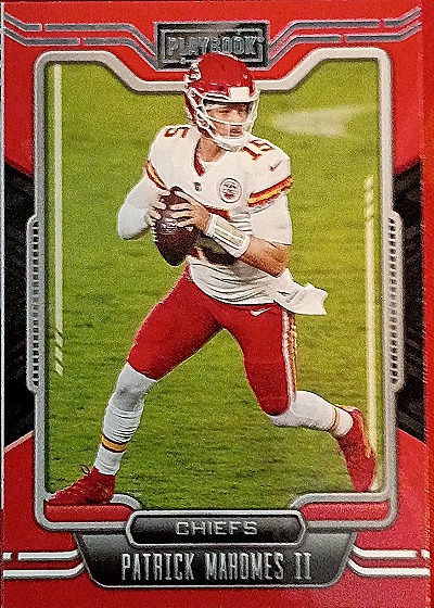 2021 Panini Playbook #48 Patrick Mahomes II — front