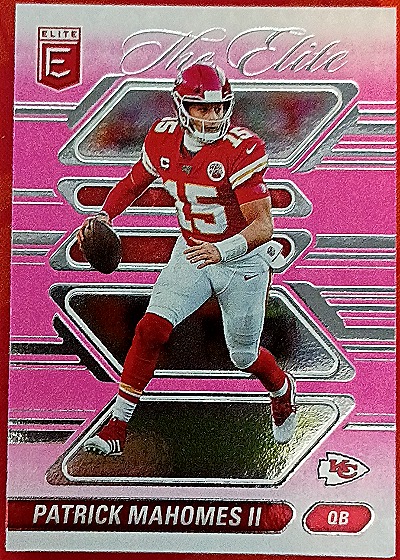 2024 Panini Donruss Elite #14 Patrick Mahomes II The Elite Pink — front