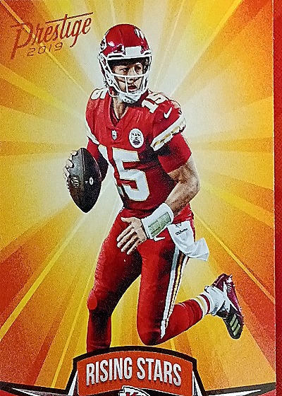 2019 Panini Prestige Rising Stars #RS-JR Patrick Mahomes II — front