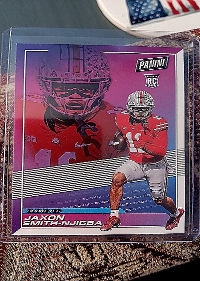 2023 Panini Player of the Day #RC6 Jaxon Smith-Njigba — front