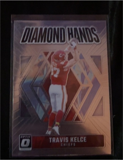 2024 Donruss Optic #6 Travis Kelce Diamond Hands — front