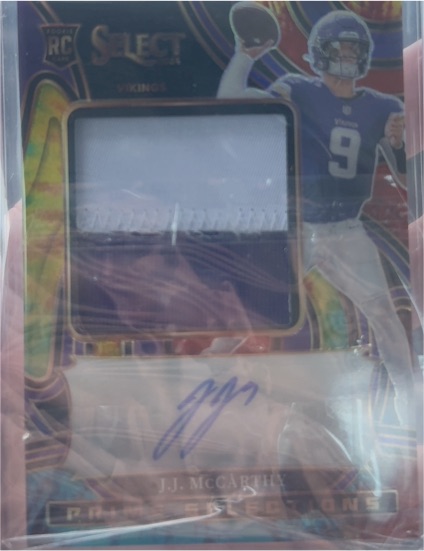 2024 Panini Select Prime Selections #J.J. McCarthy — front