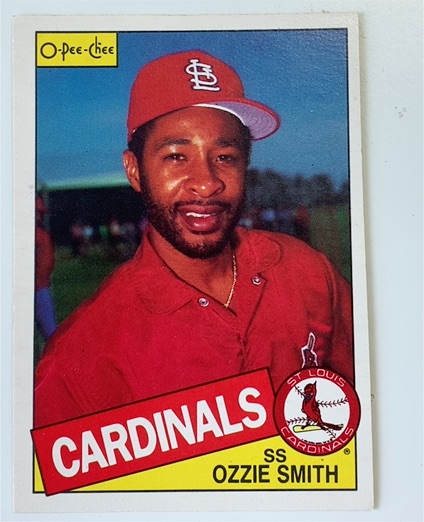 1985 O-Pee-Chee #191 Ozzie Smith — front