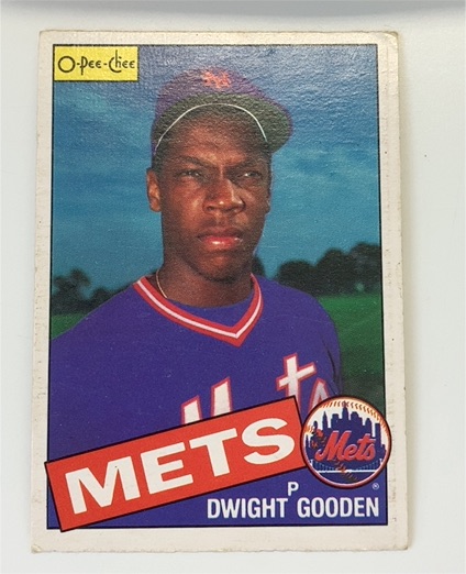 1985 O-Pee-Chee #620 Dwight Gooden — front