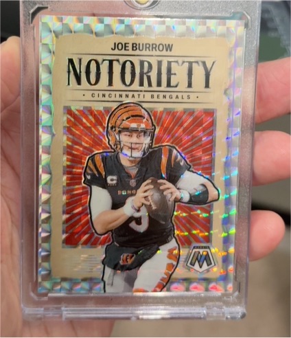 2024 Panini Mosaic Notoriety #2 Joe Burrow — front