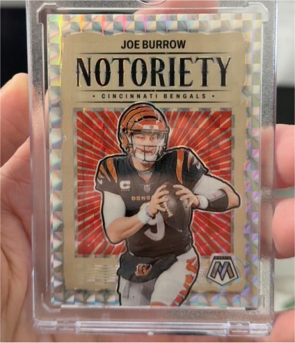 2024 Panini Mosaic #2 Joe Burrow Notoriety — front