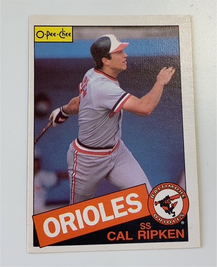 1985 O-Pee-Chee #30 Cal Ripken — front