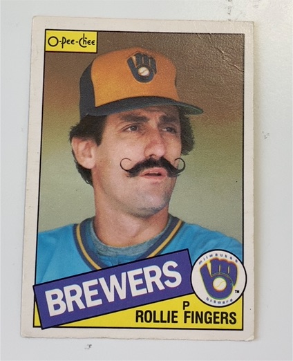 1985 O-Pee-Chee #182 Rollie Fingers — front