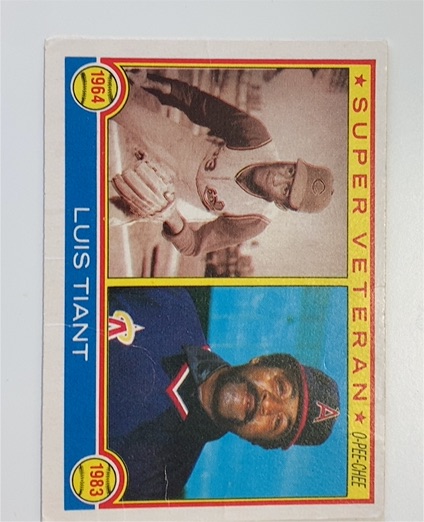 1983 O-Pee-Chee #179 Luis Tiant — front